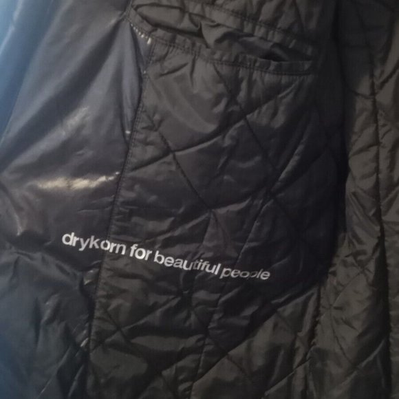 DRYKORN - Long puffy black coat - Sz 48 (M) - Picture 9 of 12